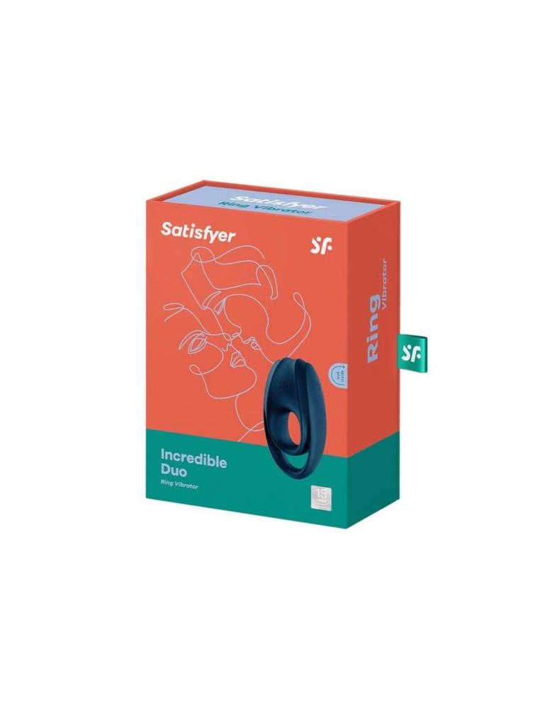 Двойное эрекционное кольцо с вибрацией Satisfyer Incredible Duo Двойное эрекционное кольцо с вибрацией Satisfyer Incredible Duo
