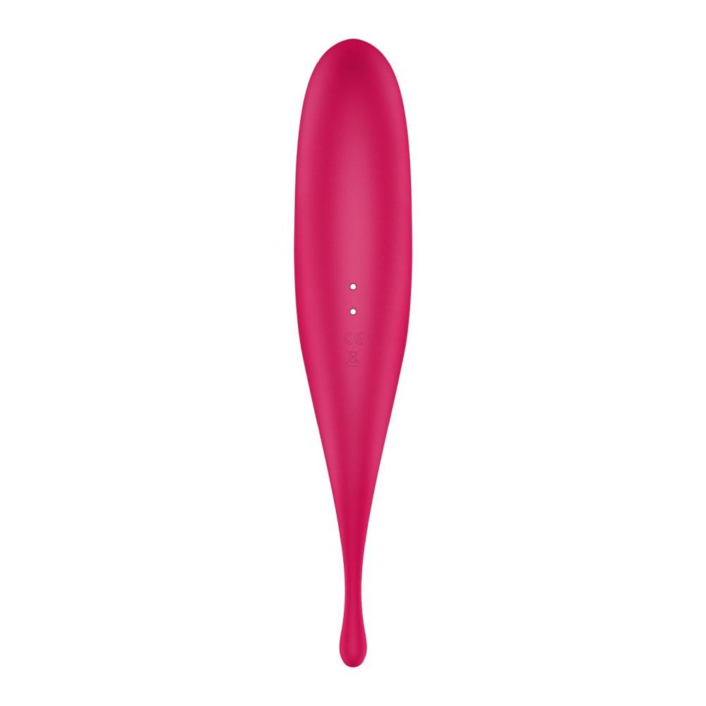 Вибратор для клитора с вакуумной стимуляцией Satisfyer Twirling Pro Red Вибратор для клитора с вакуумной стимуляцией Satisfyer Twirling Pro Red