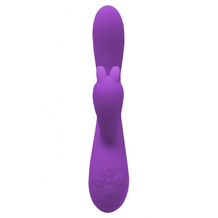 Вибратор-кролик Wooomy Gili-Gili Vibrator with Heat Purple, отросток с ушками, подогрев до 40 °С Вибратор-кролик Wooomy Gili-Gili Vibrator with Heat Purple, отросток с ушками, подогрев до 40 °С