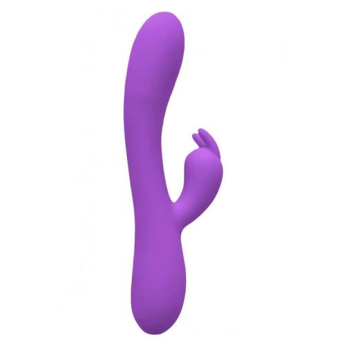 Вибратор-кролик Wooomy Gili-Gili Vibrator with Heat Purple, отросток с ушками, подогрев до 40 °С Вибратор-кролик Wooomy Gili-Gili Vibrator with Heat Purple, отросток с ушками, подогрев до 40 °С