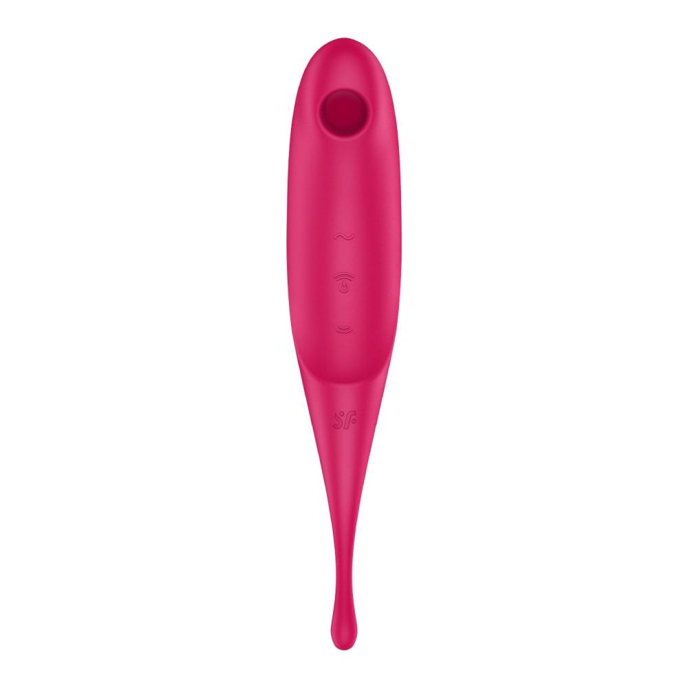 Вибратор для клитора с вакуумной стимуляцией Satisfyer Twirling Pro Red Вибратор для клитора с вакуумной стимуляцией Satisfyer Twirling Pro Red