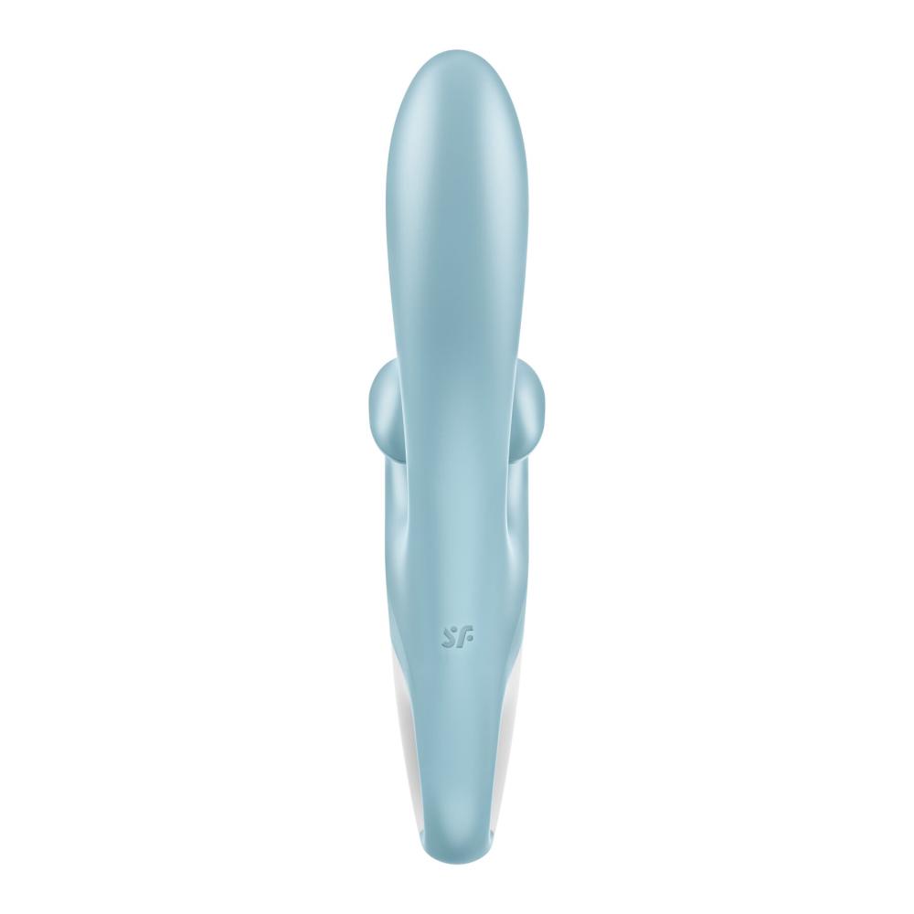 Вибратор-кролик Satisfyer Touch Me Blue, двойной отросток, 3 мощных мотора Вибратор-кролик Satisfyer Touch Me Blue, двойной отросток, 3 мощных мотора