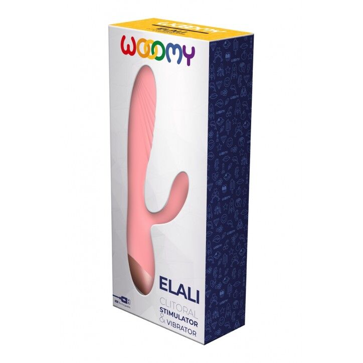 Вибратор-кролик Wooomy Elali Pink Rabbit Vibrator Вибратор-кролик Wooomy Elali Pink Rabbit Vibrator